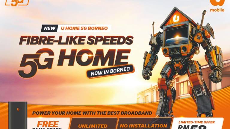 U Home 5G Borneo is extremely flexible as customers will enjoy a hassle-free, plug-and-play solution, making it ideal for homeowners, renters, SME entrepreneurs and those who are on-the-go.