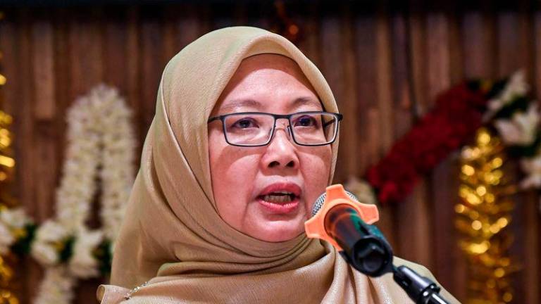 Minister in the Prime Minister’s Department (Federal Territories) Dr Zaliha Mustafa - BERNAMApix