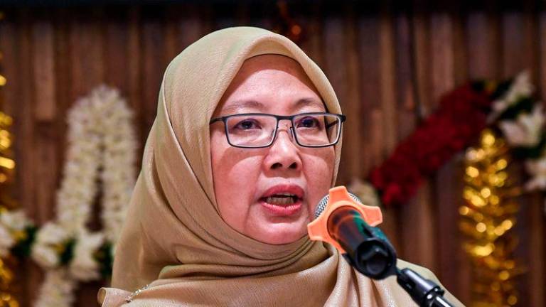 Minister in the Prime Minister’s Department (Federal Territories) Datuk Seri Dr Zaliha Mustafa - Photo by BERNAMA