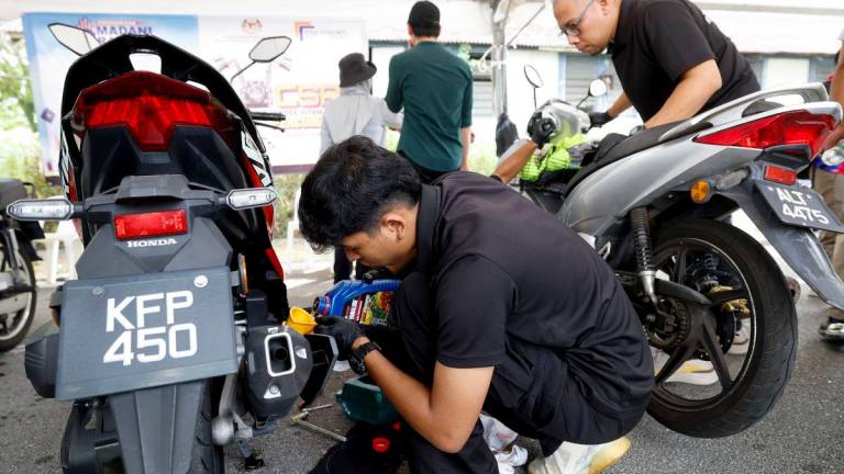 PMR Perak: JPPKK tawar perkhidmatan selenggara 300 motosikal secara percuma