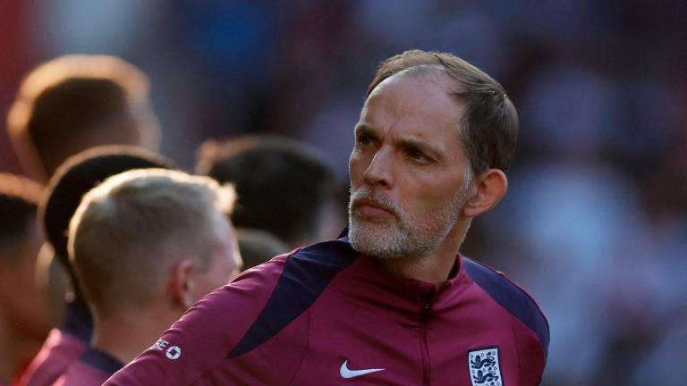 England manager Thomas Tuchel before the match REUTERS