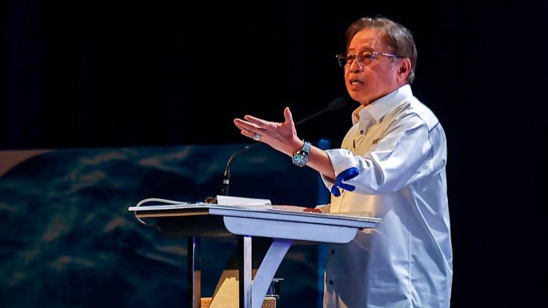 Sarawak Premier Tan Sri Abang Johari Tun Openg. - BERNAMApix