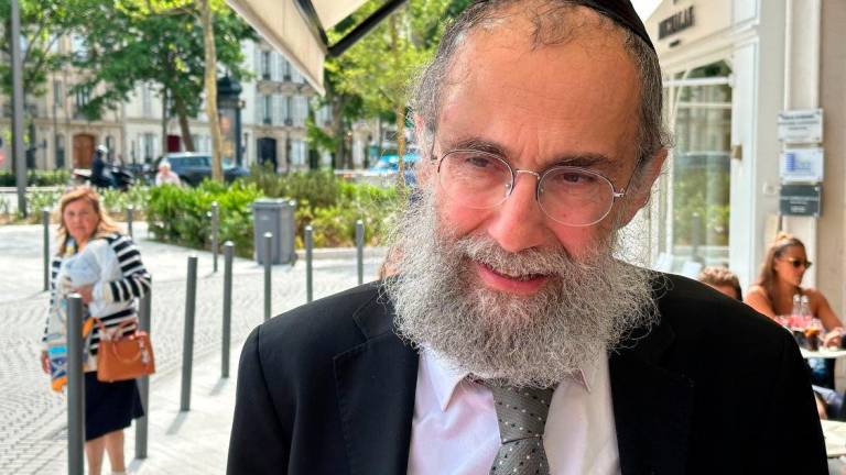 The rabbi, Elie Lemme - AFPPIX