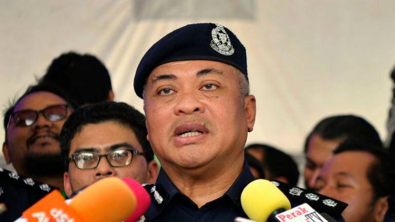 Ipoh district police chief ACP Abang Zainal Abidin Abidin Ahmad - Photo by BERNAMA