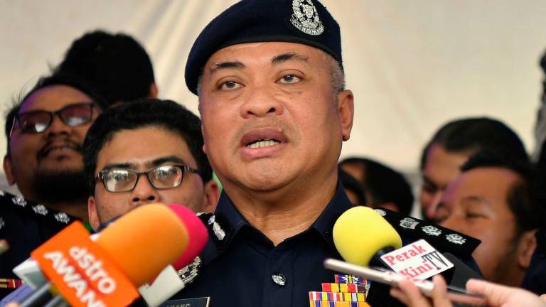 Ipoh police chief ACP Abang Zainal Abidin Abang Ahmad - Bernamapix