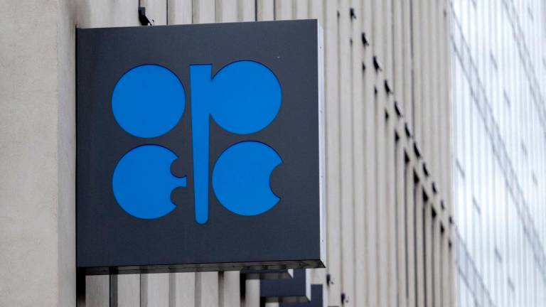 The logo of the OPEC - JOE KLAMAR / AFP