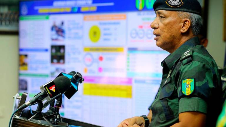 GOF Central Brigade Commander SAC Hakemal Hawari. Bernamapix