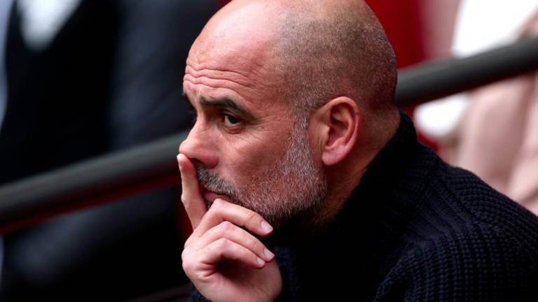 Football - FA Cup - Semi Final - Manchester City v Chelsea - Wembley Stadium, London, Britain - April 20, 2024Manchester City manager Pep Guardiola before the match - REUTERSPIX