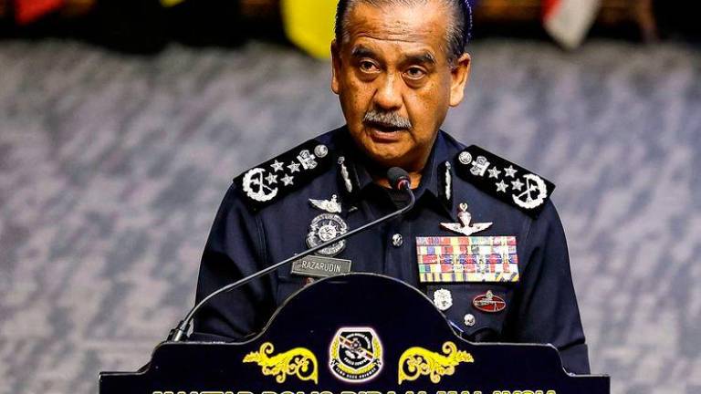 Ketua Polis Negara Tan Sri Razarudin Husain - fotoBERNAMA