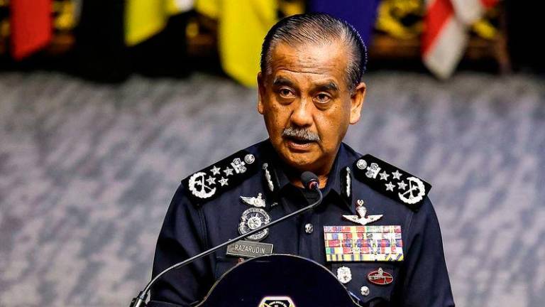 Ketua Polis Negara Tan Sri Razarudin Husain - fotoBERNAMA