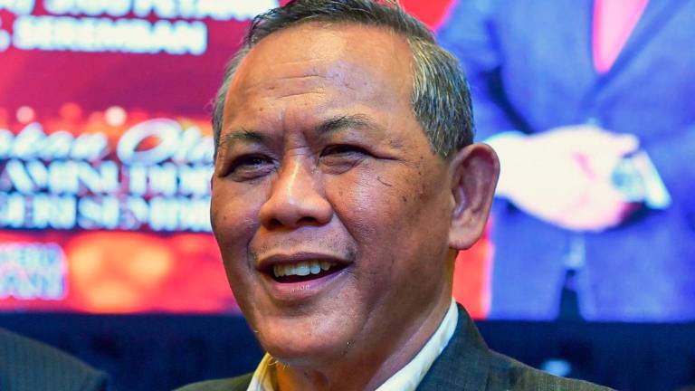 Negeri Sembilan Menteri Besar Datuk Seri Aminuddin Harun - Photo by BERNAMA