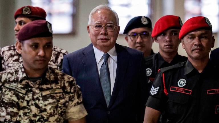 ormer prime minister Datuk Seri Najib Tun Razak. - BERNAMApix