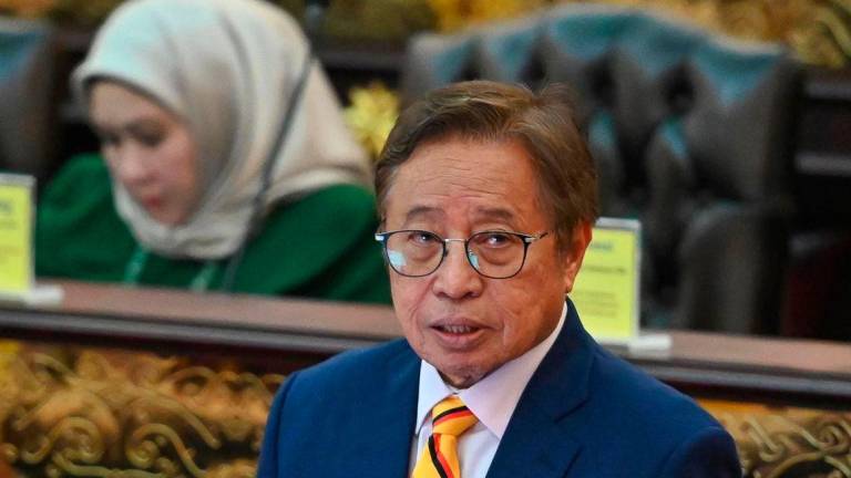 Sarawak Premier Tan Sri Abang Johari Tun Openg - BERNAMApix