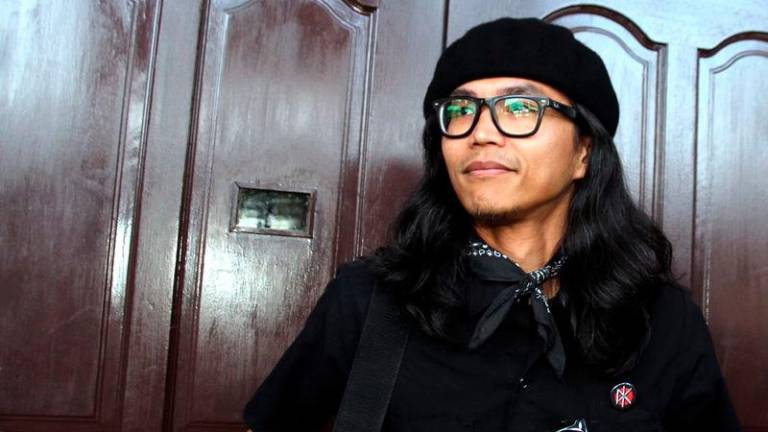 Activist Fahmi Reza - BERNAMApix