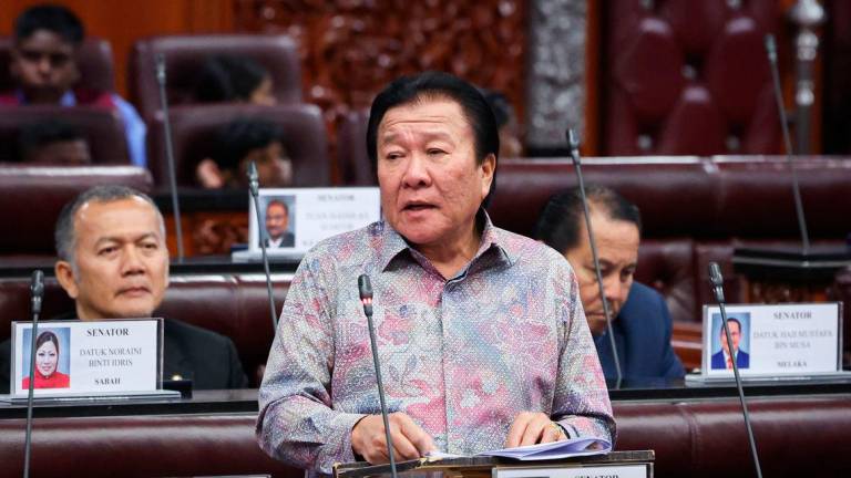 Sabah Senator Datuk Bobbey Suan - Photo by BERNAMA