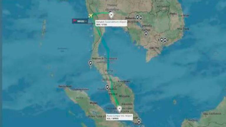 Screenshot of image taken from Flightradar