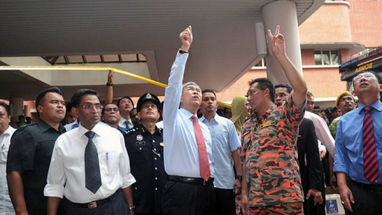 Zahid wants COI set up to probe fire at HSA