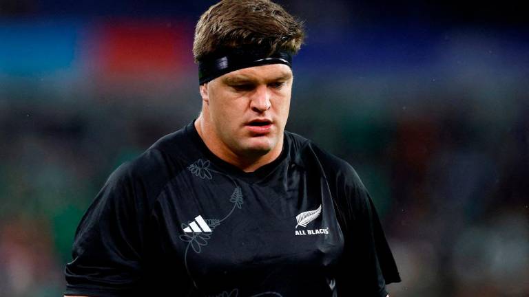 New Zealand rugby captain Scott Barrett. - REUTERS/Sarah Meyssonnier/File Photo