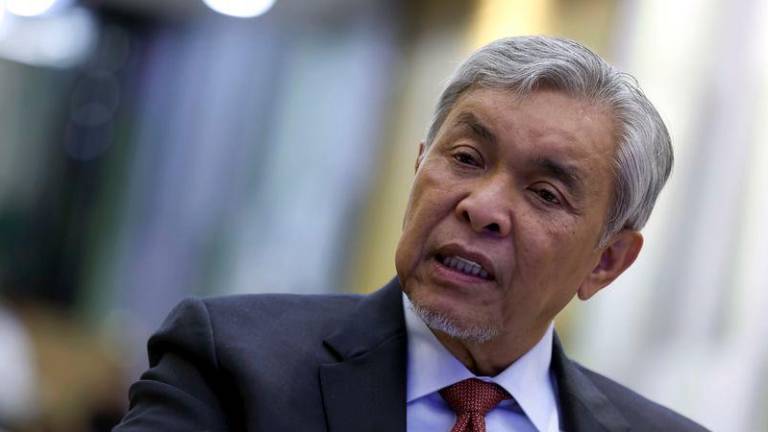 Deputy Prime Minister Datuk Seri Dr Ahmad Zahid Hamidi - BERNAMApix