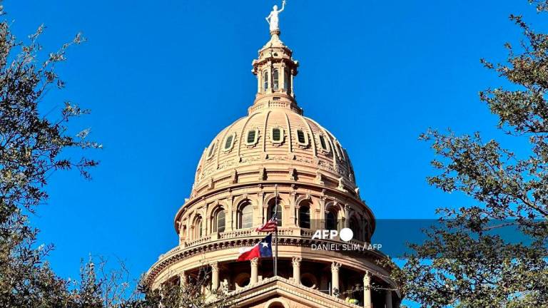 The Texas State Capitol is seen in Austin, Texas, on January 26, 2023. - AFP