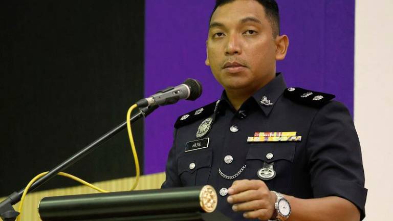 Ketua Polis Daerah Muallim, Superintendan Mohd Hasni Mohd Nasir. - fotoBERNAMA