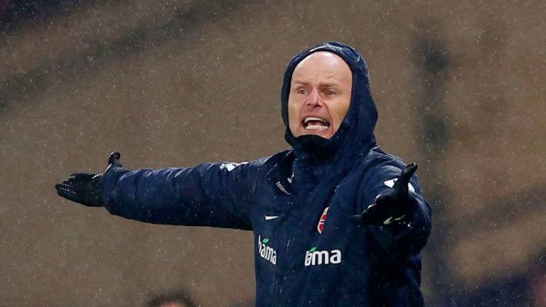 Football - Euro 2024 Qualifier - Group A - Scotland v Norway - Hampden Park, Glasgow, Scotland, Britain - November 19, 2023Norway coach Stale Solbakken reacts Action Images via REUTERSPIX