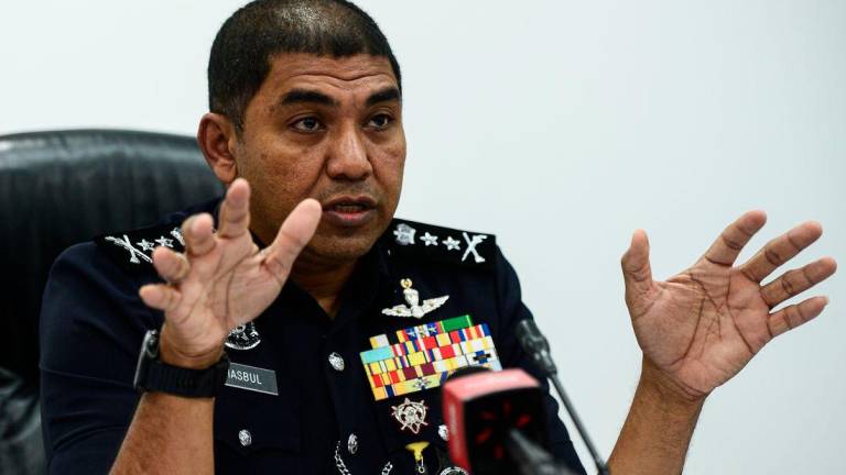 Bukit Aman Anti-Money Laundering Criminal Investigation Team head Datuk Muhammed Hasbullah Ali. Bernamapix