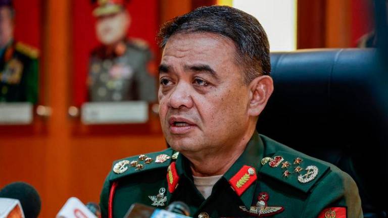 Malaysian Army chief Gen Tan Sri Muhammad Hafizuddeain Jantan - BERNAMApix