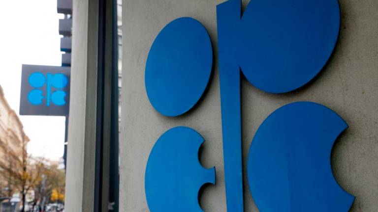 A view of the Opec logo outside the organisation’s headquarters in Vienna. Opec+ was born in late 2016 when Russia and nine others joined forces with the Saudi-led Opec to prop up falling prices. – Reuterspic