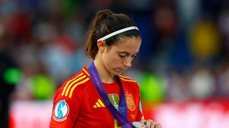 Spain’s Aitana Bonmati looks dejected after the match - REUTERS