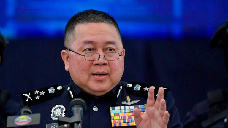 Bukit Aman Narcotics Criminal Investigation Department director Datuk Seri Khaw Kok Chin - BERNAMApix