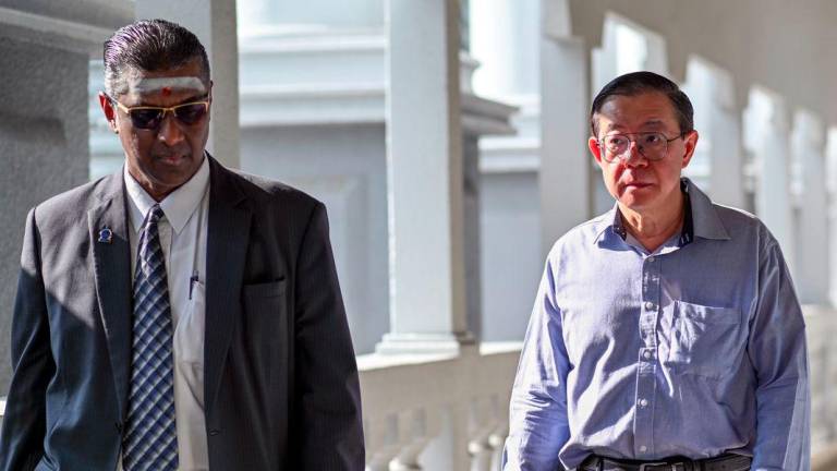 Former Penang Chief Minister Lim Guan Eng was present at the Kuala Lumpur Court Complex today to resume the hearing of his ongoing case related to the undersea tunnel project. - BERNAMAPIX