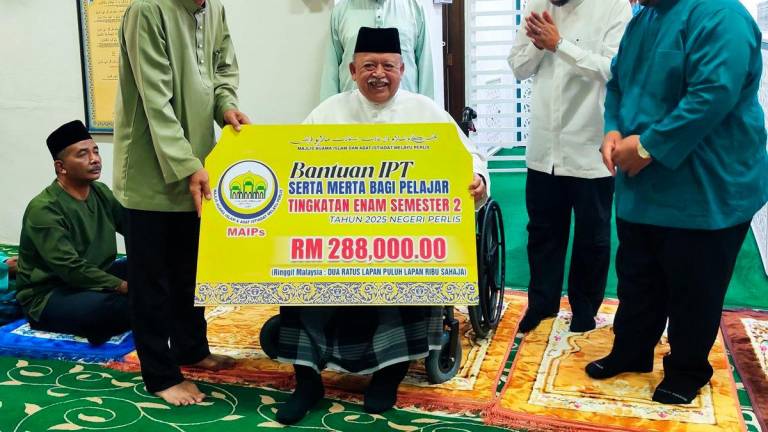 Gambar ihsan Majlis Agama Islam dan Adat Istiadat Melayu Perlis (MAIPs)/FB