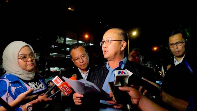 Exco Kesihatan, Sumber Manusia dan Perpaduan Melaka Datuk Ngwe Hee Sem - fotoBERNAMA