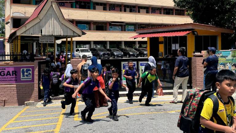Lee said occupational safety and health should also apply at schools as they are standard workplaces in which teachers, staff and students share the same environment daily. – MASRY CHE ANI/THESUN