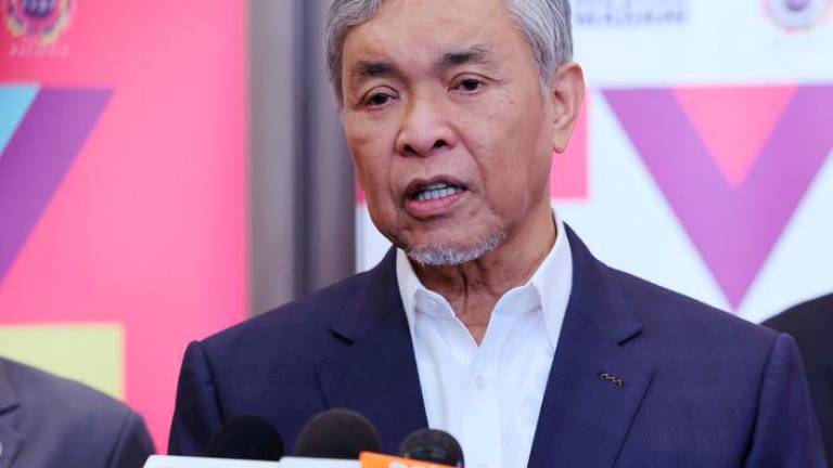 Barisan Nasional (BN) chairman Datuk Seri Dr Ahmad Zahid Hamidi - BERNAMApix