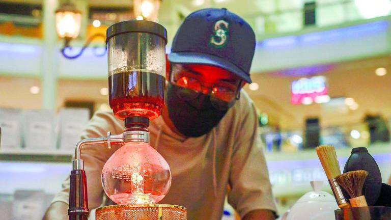 The act of making coffee, grinding beans, brewing espresso and steaming milk requires patience, focus and intention. These are the same qualities we try to instil in our students. – Adib Rawi Yahya/theSun