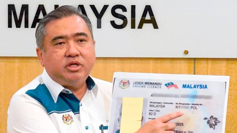 Loke said it would take approximately a week for the subsidy to take effect after a driving licence has been updated. – AMIRUL SYAFIQ/THESUN