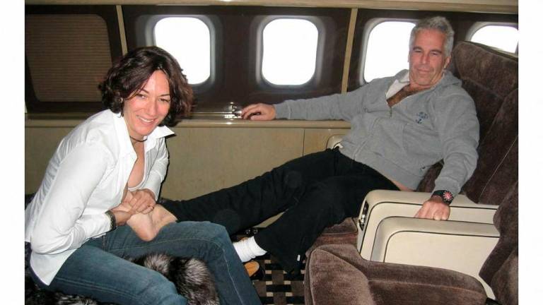 This undated trial evidence image obtained December 8, 2021, from the US District Court for the Southern District of New York shows British socialite Ghislaine Maxwell and US financier Jeffrey Epstein. Ghislaine Maxwell, the accomplice of sex offender Jeffrey Epstein, has been moved from a prison in Florida to a minimum security facility in Texas, the Bureau of Prisons said on August 1, 2025. - Photo by Handout / US DISTRICT COURT FOR THE SOUTHERN DISTRICT OF NEW YORK / AFP