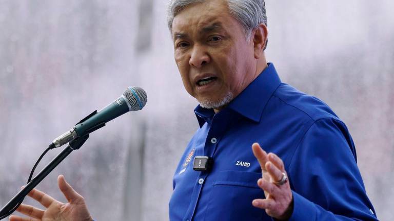 UMNO president Datuk Seri Dr Ahmad Zahid Hamidi - Bernamapix
