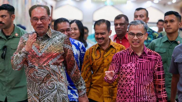Perdana Menteri Datuk Seri Anwar Ibrahim hadir pada Kemuncak Hari Wartawan Nasional 2025 di Dewan Merdeka Pusat Dagangan Dunia (WTC) hari ini. Turut sama Menteri Komunikasi Datuk Fahmi Fadzil. fotoBERNAMA