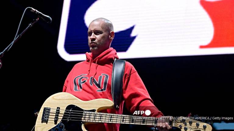 Sam Rivers of Limp Bizkit performs onstage at KROQ Weenie Roast &amp; Luau at Doheny State Beach on June 08, 2019 in Dana Point, California. Kevin Winter/Getty Images for KROQ/AFP (Photo by KEVIN WINTER / GETTY IMAGES NORTH AMERICA / Getty Images via AFP)