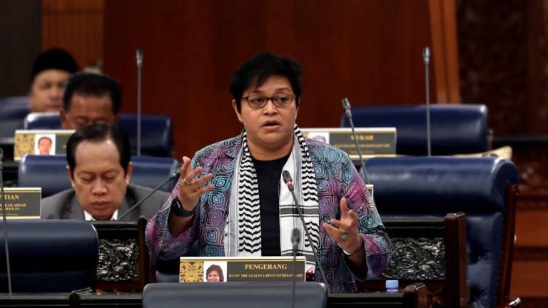 Minister in the Prime Minister’s Department (Law and Institutional Reform), Datuk Seri Azalina Othman. - BERNAMApix