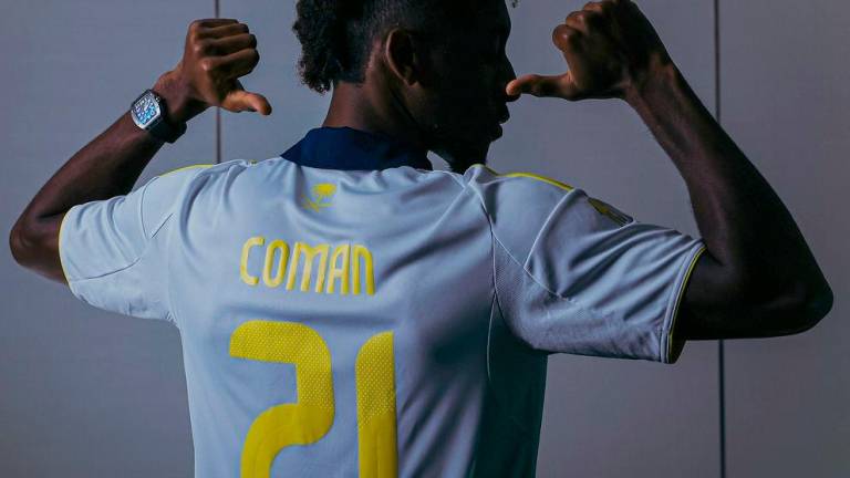 Kingsley Coman. Al-Nassr Facebook