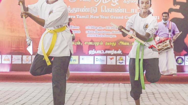 Suraess said Silambam is not just a martial art but carries deep historical, spiritual and cultural significance. – ADIB RAWI YAHYA/THESUN