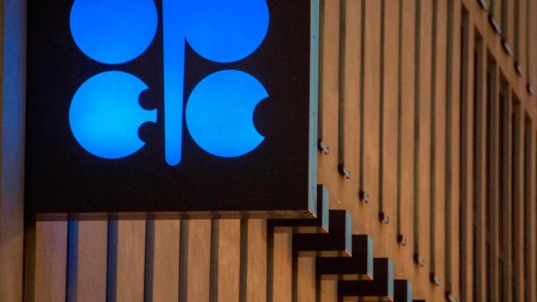 The logo of Opec is pictured at the organisation’s headquarters. – AFPpic
