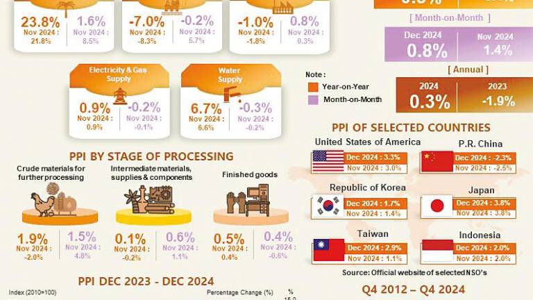 Producer Price Index goes up marginally