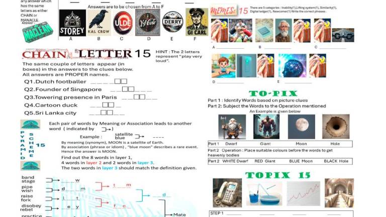 PUZZLES JULY 13, 2025