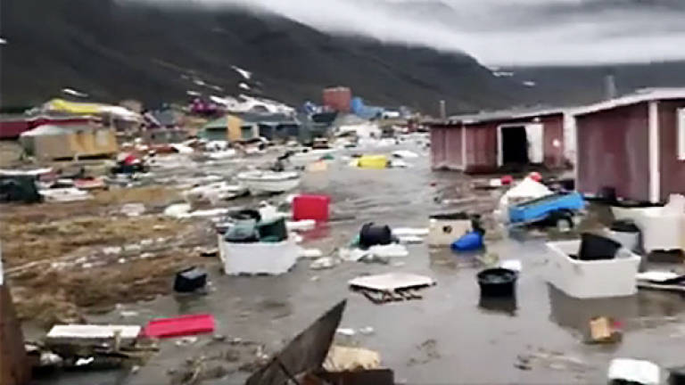 Four missing after tsunami hits Greenland