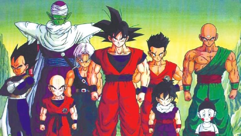 In Dragon Ball Z, Goku, his sons and a motley crew of friends are Z-Fighters, the defenders of Earth. - PICS FROM TOEI ANIMATION